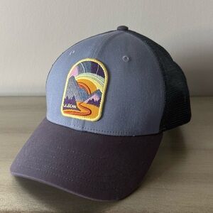 🍀 L.L. Bean | NWOT!! Blue Trucker Hat with Mountain Patch